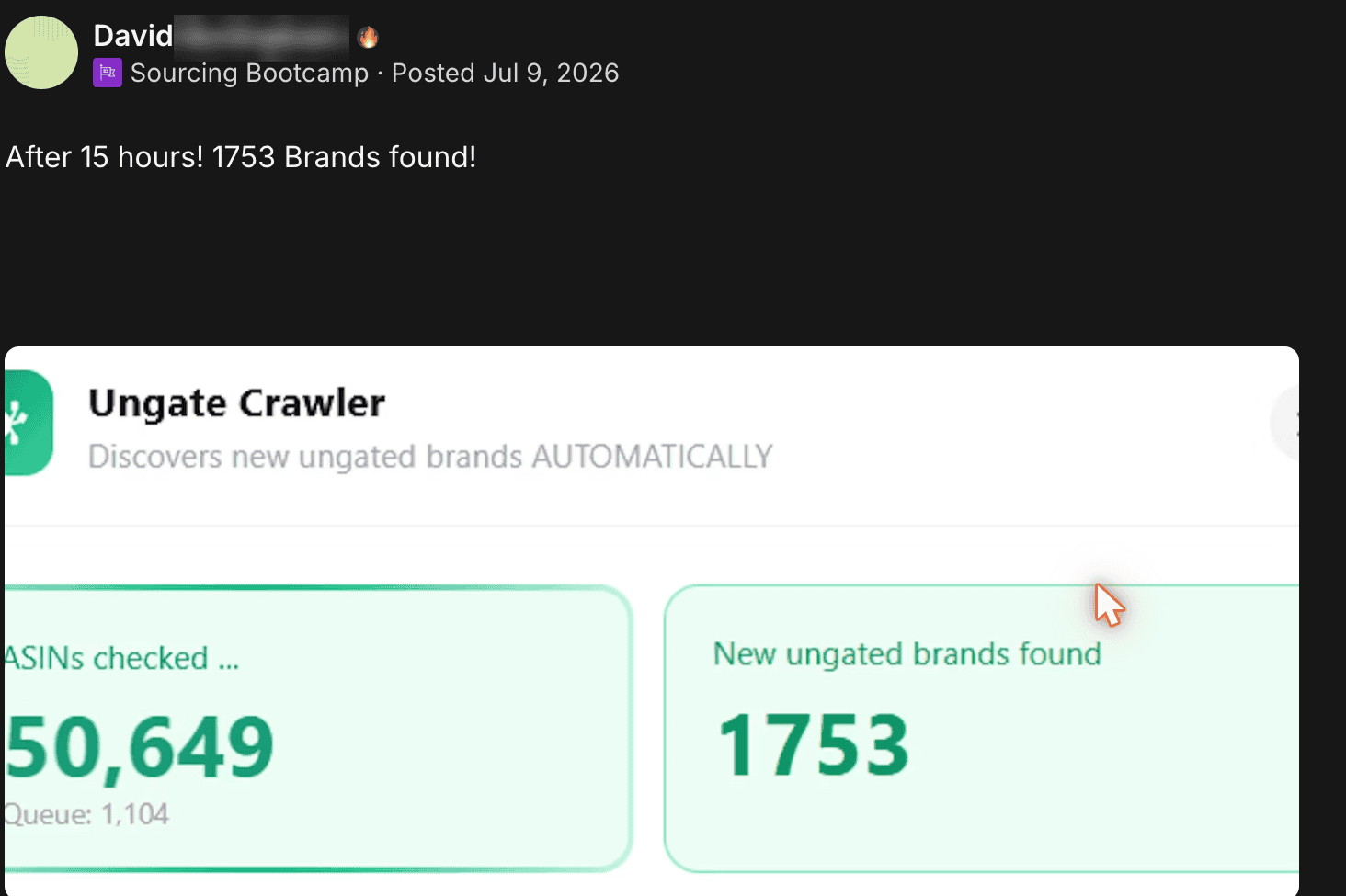 David B. — 1,753 brands