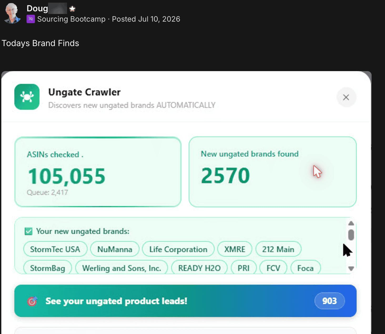 Doug L. — 1,248 brands