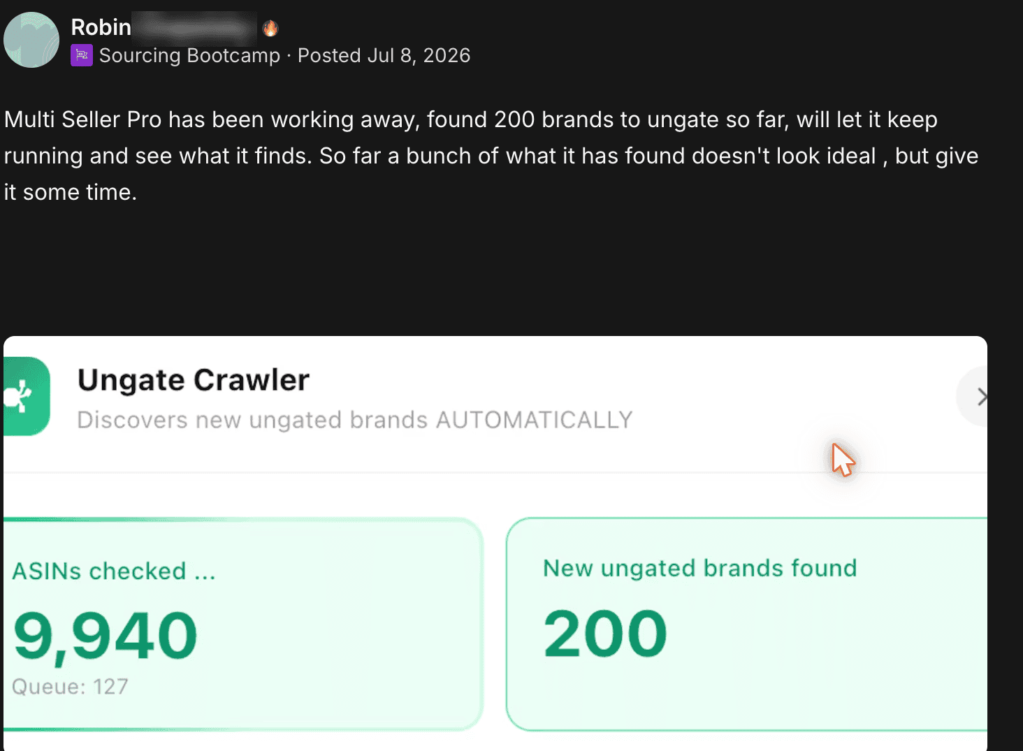 Robin C. — 200 brands